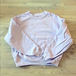 ALO Yoga Women's Light Purple Crewneck